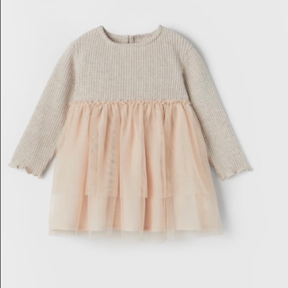 Zara Dresses Soft Touch Combination Tulle Dress From Zara 92 Month